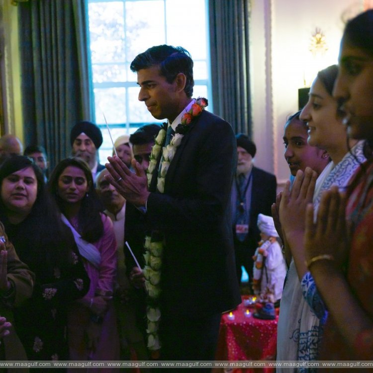 దీపావళి వేడుకల్లో పాల్గొన బ్రిటన్‌ ప్రధాని రిషి సునాక్‌