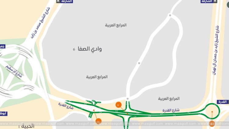 దుబాయ్: మూడు వారాలపాటు ప్రధాన రహదారిపై ట్రాఫిక్ మళ్లింపు