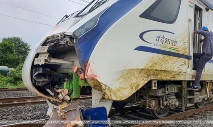 వందే భారత్‌ ఎక్స్‌ప్రెస్‌కు మరో ప్రమాదం