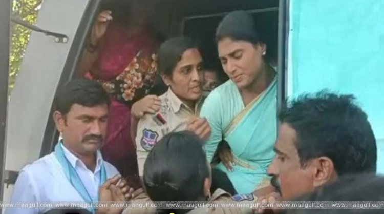 వైఎస్ షర్మిల పాదయాత్రలో ఉద్రిక్తత..షర్మిల అరెస్ట్