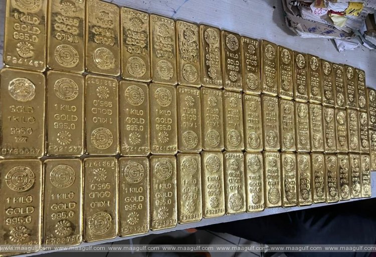 ముంబై విమానాశ్రయంలో 61 కేజీల బంగారం పట్టివేత..