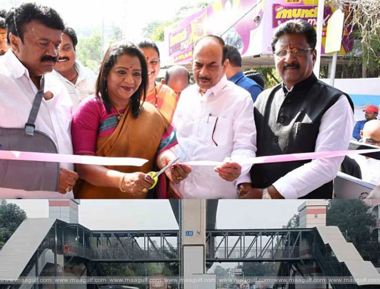 ఎర్రగడ్డ ఫుట్ ఓవర్ బ్రిడ్జి ని ప్రారంభించిన మేయర్ గద్వాల విజయలక్ష్మి