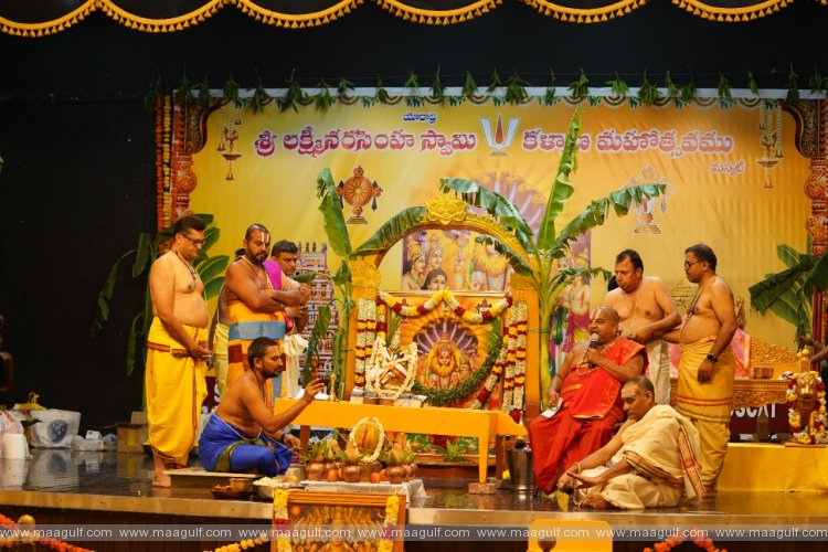 1 ఒమన్ లో అంగరంగ వైభవంగా యాదాద్రి శ్రీ లక్ష్మి నరసింహస్వామి కళ్యాణం