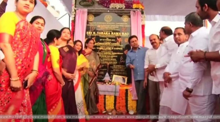 శిల్పా లేవుట్‌ ఫ్లై ఓవర్‌ను ప్రారంభించిన మంత్రి కేటీఆర్‌