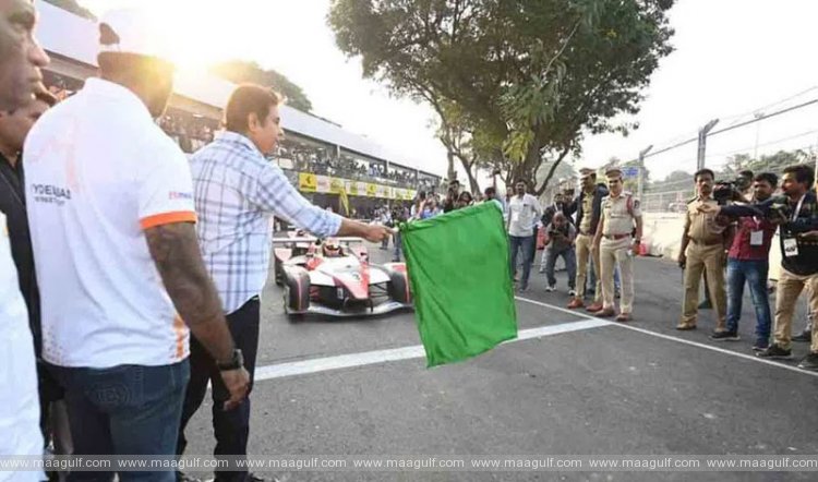 ఇండియన్ రేసింగ్ లీగ్ ను ప్రారంభించిన మంత్రి కేటీఆర్