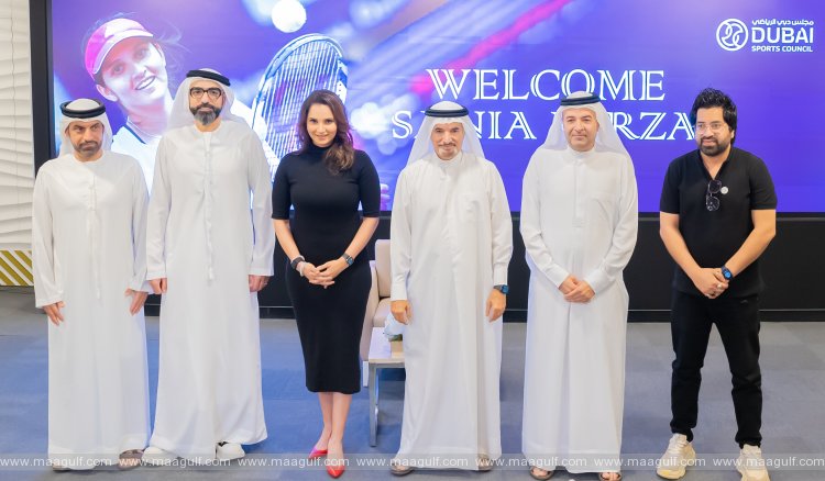 Indian tennis ace Sania visits Dubai Sports Council, and invest in academies in Dubai