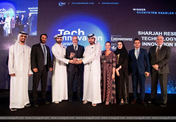 20 SRTI Park winning Entrepreneur Middle East’s ‘Ecosystem Enabler of the Year’ award