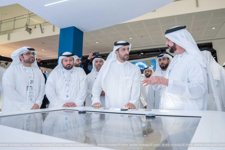 Sultan bin Ahmed visits Global Media Congress