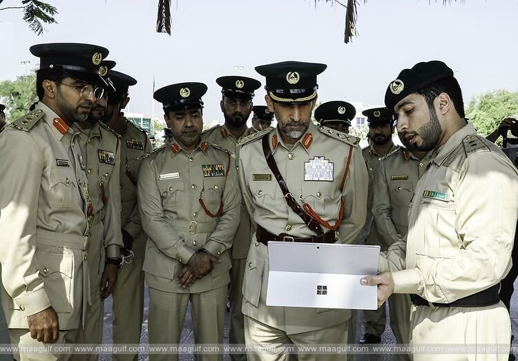 Al Marri inspects the Gen. Dept. of Protective Security & Emergency