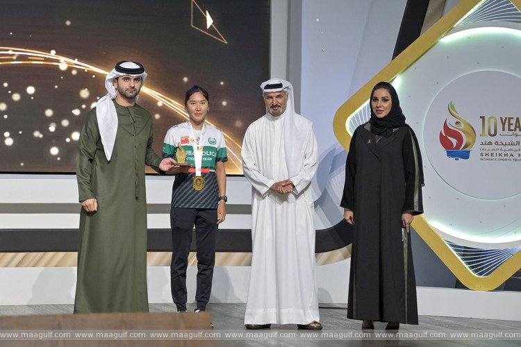 Mansoor bin Mohammed crowns winners of 10th Sheikha Hind Women’s Sports Tournament