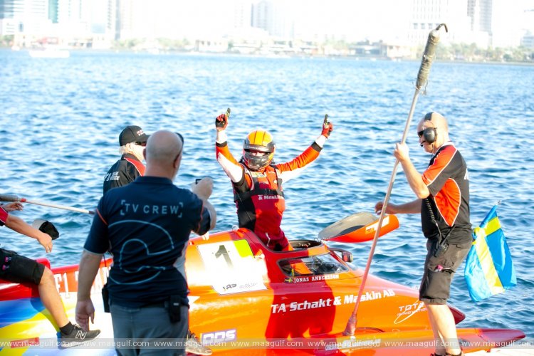 Swedish Jonas Andersson winner of Road to Sharjah Grand Prix of Sharjah