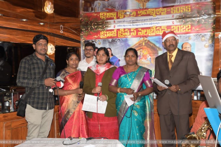 1 దుబాయ్ లో ఘనంగా తెలుగు వారి క్రూజ్ క్రిస్మస్ వేడుకలు