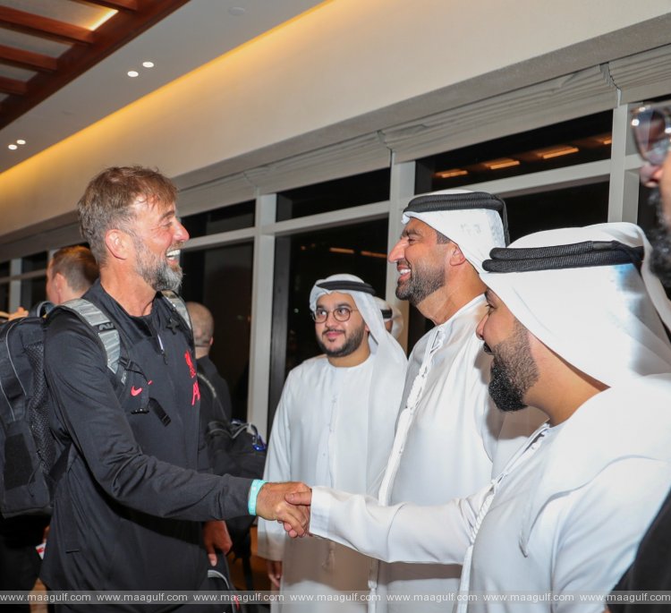Liverpool and Lyon stars arrive in Dubai to participate in the Dubai Super Cup