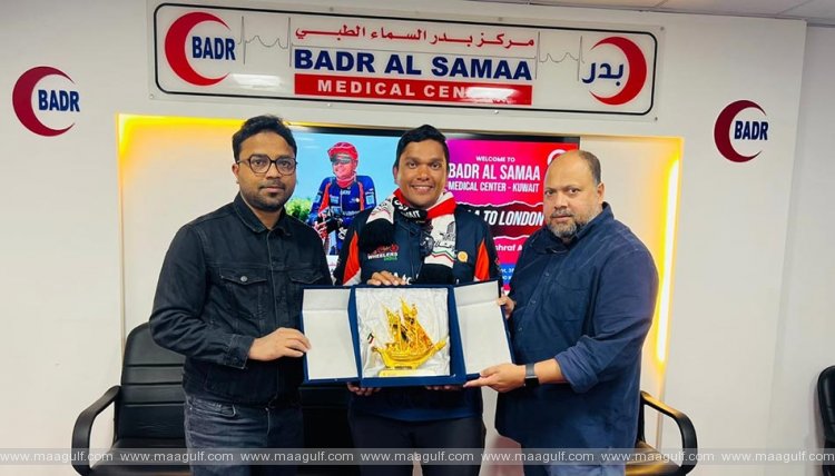 భారతీయ సైక్లిస్ట్ ఫయీస్ అష్రఫ్ అలీకి ఘన సత్కారం