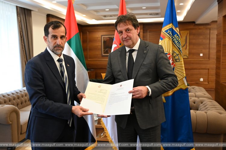 20 Serbian Minister of Internal Affairs receives Dubai Police Commander-in-Chief