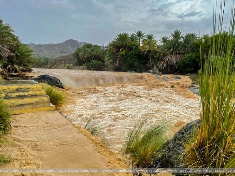 ముసందంలో భారీ వర్షాలు