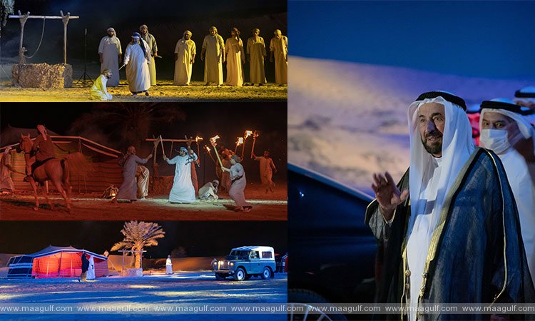 1 షార్జా ఎడారి థియేటర్ ఫెస్టివల్ ను ప్రారంభించిన షేక్ సుల్తాన్