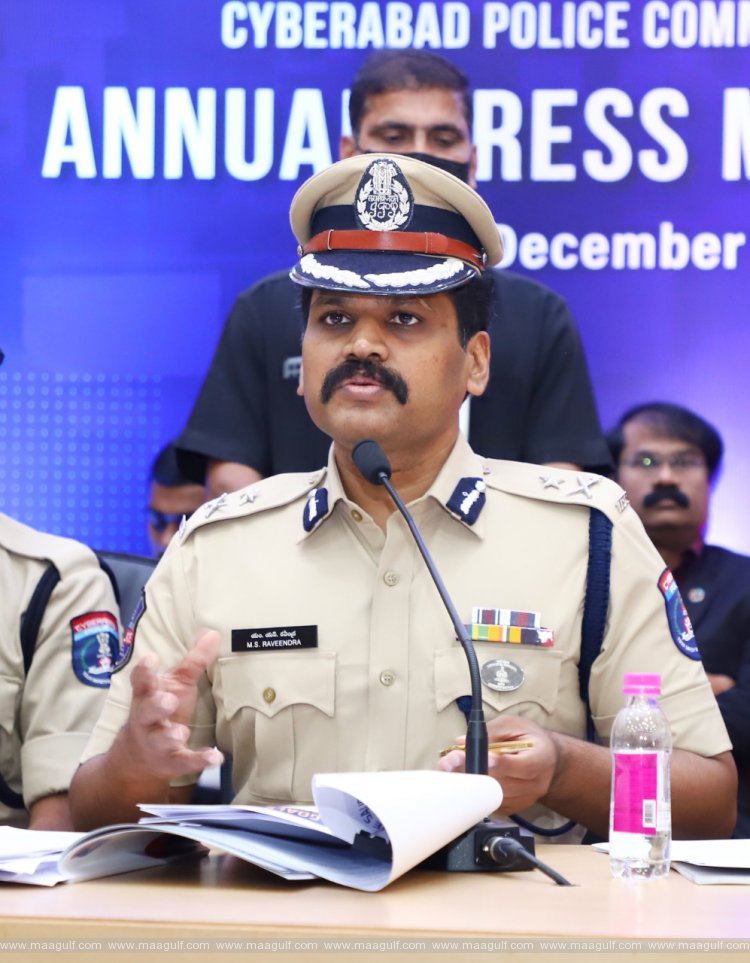 సైబరాబాద్ క్రైమ్ రిపోర్ట్ – 2022ను వెల్లడించిన సీపీ స్టీఫెన్ రవీంద్ర