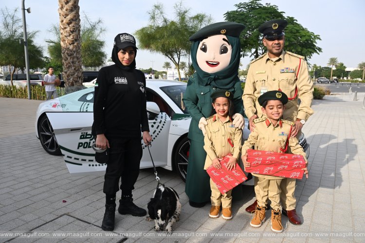 20 Dubai Police surprise Brother & Sister with Customised Police Uniforms