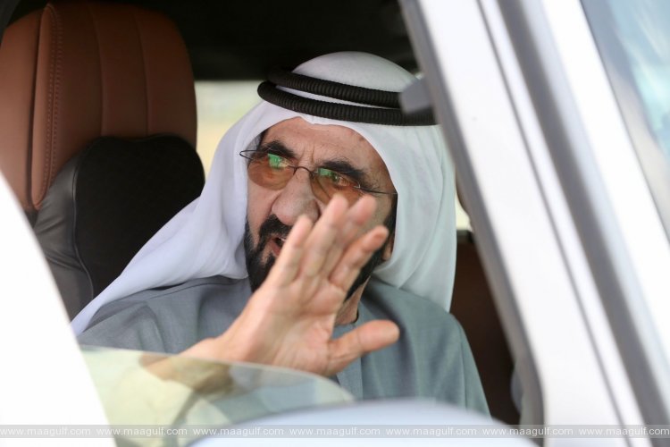 Sheikh Mohammed attends part of Dubai Crown Prince Camel Festival