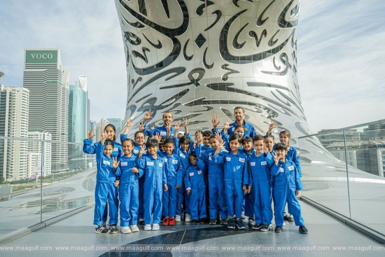 20 Emirati Astronauts Hazza Al Mansoori, Sultan Al Neyadi visit Museum of the Future