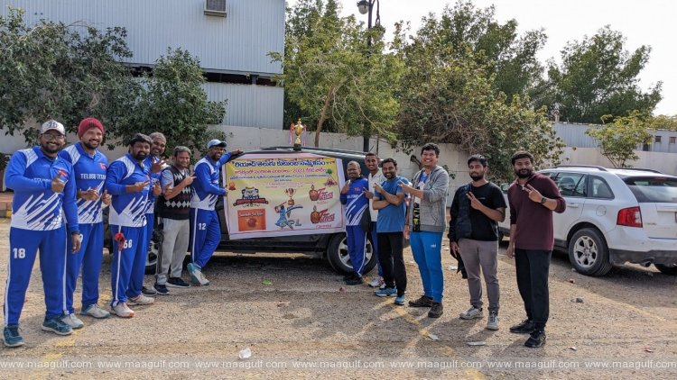 1 సౌదీలో సందడిగా \'సంక్రాంతి ప్రీమియర్ లీగ్\' క్రికెట్ పోటీలు