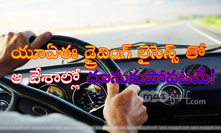 యూఏఈ డ్రైవింగ్ లైసెన్స్ తో ఎన్ని దేశాల్లో వాహనాలు నడపవచ్చో తెలుసా?