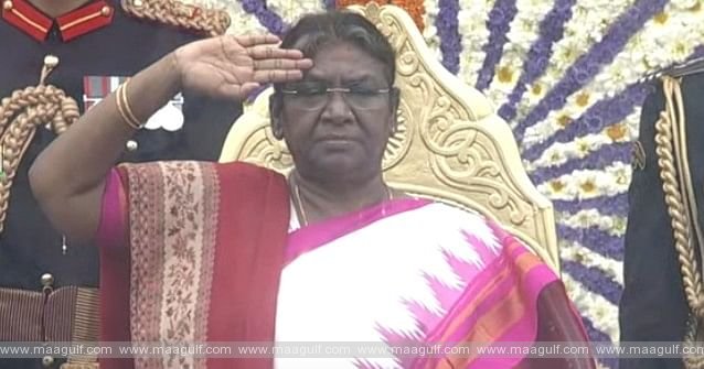 గణతంత్ర వేడుకల్లో పాల్గొన్న రాష్ట్రపతి ద్రౌపది ముర్ము