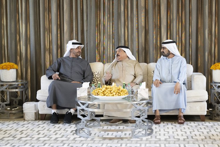 20 Mohamed bin Zayed, Mohammed bin Rashid, King of Bahrain attend luncheon