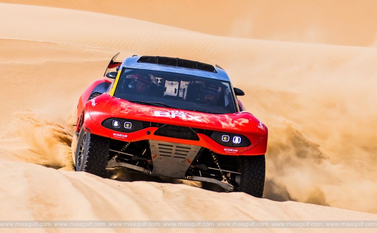 Loeb makes steady start as Al Attiyah sets early pace  in Abu Dhabi Desert Challenge