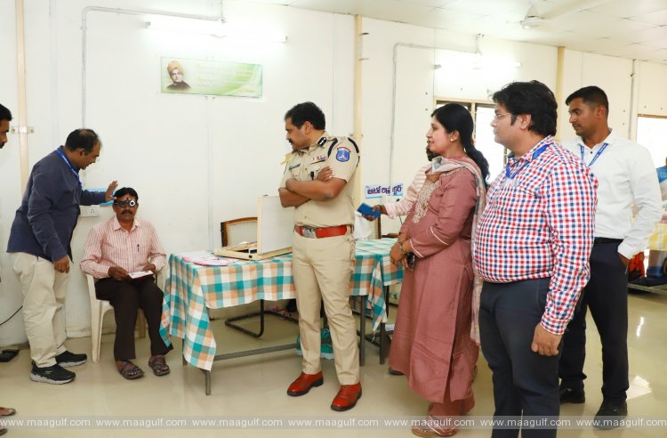 సైబరాబాద్ సీపీఓలో \'కంటి వెలుగు\' వైద్య శిబిరం ప్రారంభం