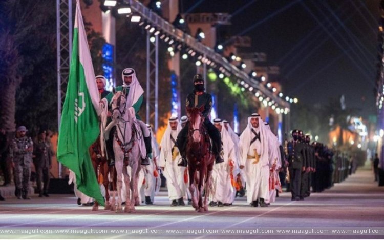 సౌదీ సంస్కృతిని తెలియజేసిన ‘ఫౌండింగ్ మార్చ్’