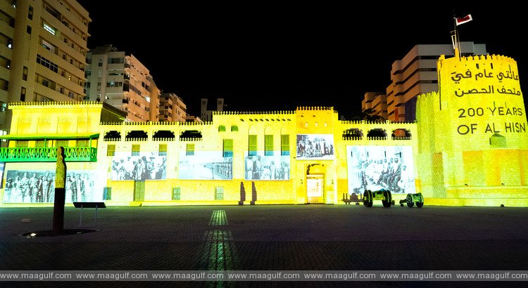 20 Sharjah fort and Al Dhaid fort illuminated with daily shows until 19 February