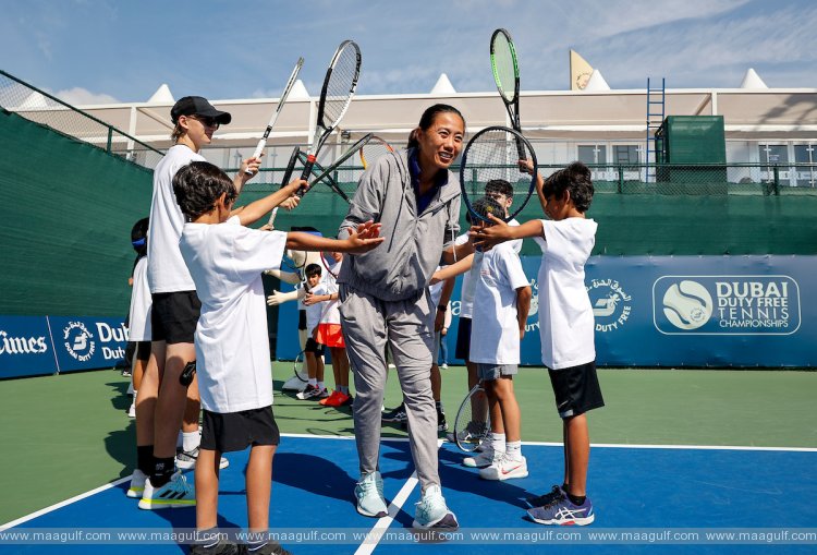 UAE\'s future Tennis Stars get put through their paces by the Professionals- And Impress!