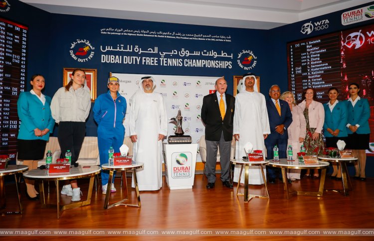 20 Grand Slams Stars set to Collide after Mega Draw for DDF Tennis Championships 2023