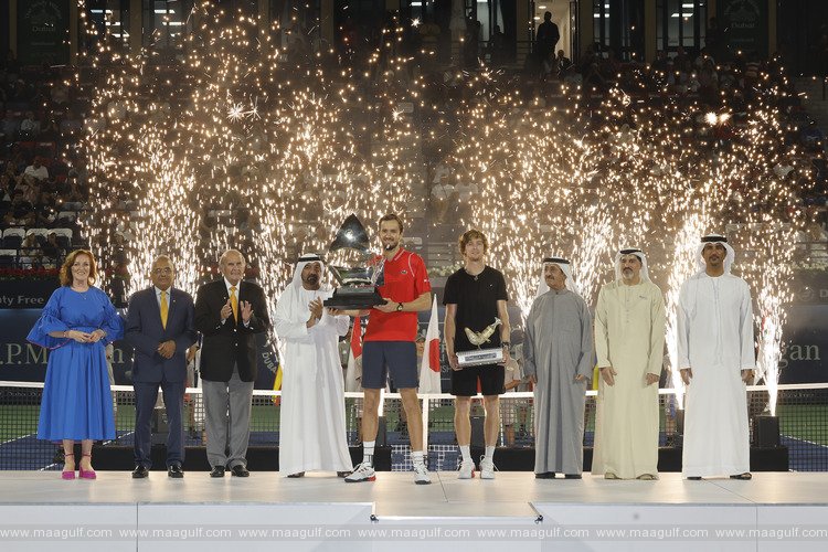 Daniil Medvedev Seals Hard-Court Hat-Trick With Dubai Trophy