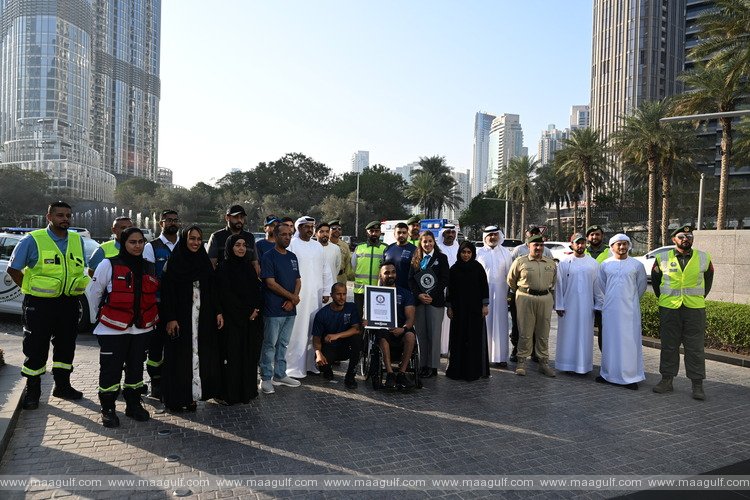 Dubai Police Enables Athlete of Determination To Set New Guinness World Record