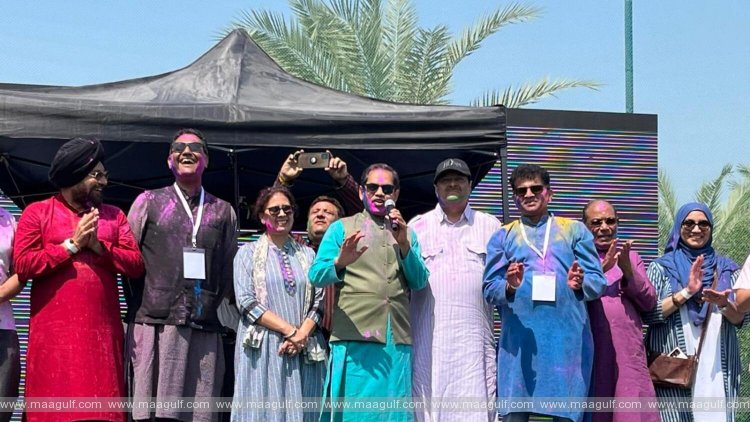 యూఏఈలో భారతీయ ప్రవాసుల హోలీ సంబురాలు