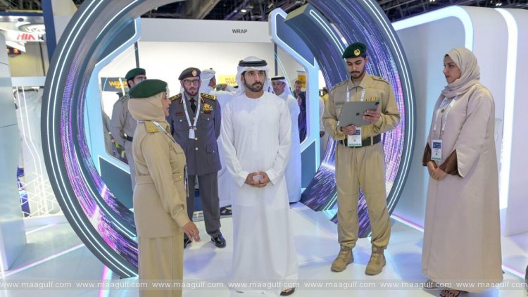 Sheikh Hamdan attends the opening of World Police Summit 2023
