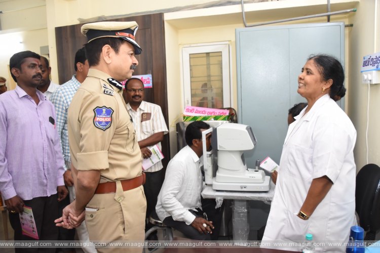 1 సిబ్బందికి ఉచితంగా కంటి వెలుగు పరీక్షలు ప్రారంభించిన రాచకొండ కమిషనర్ చౌహాన్
