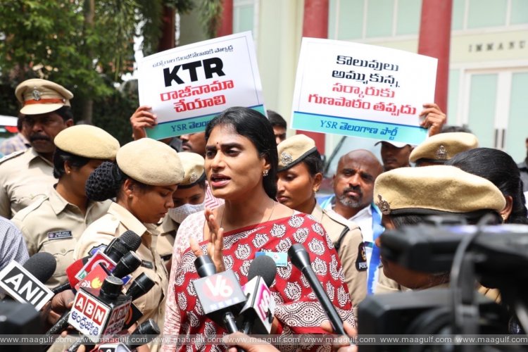 1 వైఎస్ఆర్టిపి అధ్యక్షురాలు షర్మిల హౌస్ అరెస్టు