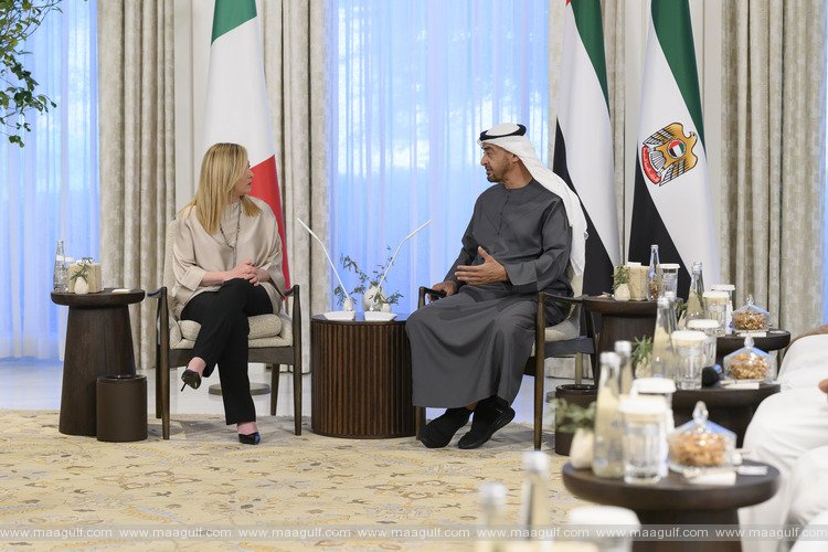 UAE President receives Prime Minister of Italy