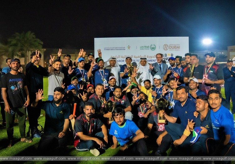 ENOC wins Title of the Cricket Competition of the 4th Labor Sports Tournament
