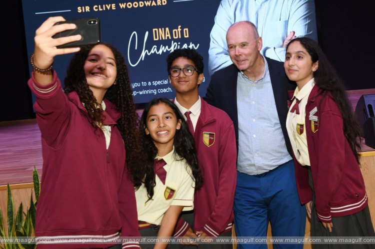 Clive Woodward tells students \'never stop learning\' during visit to GEMS schools