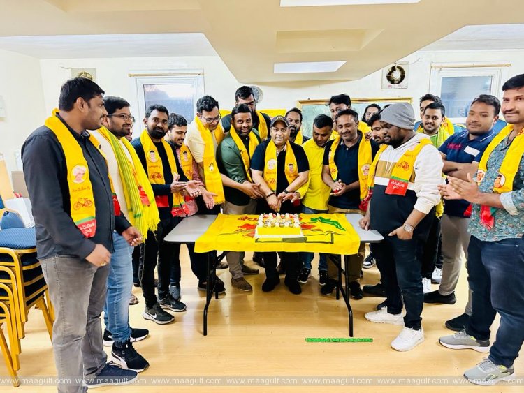 యూకేలో ఘనంగా టీడీపీ అధినేత చంద్రబాబునాయుడు జన్మదిన వేడుకలు