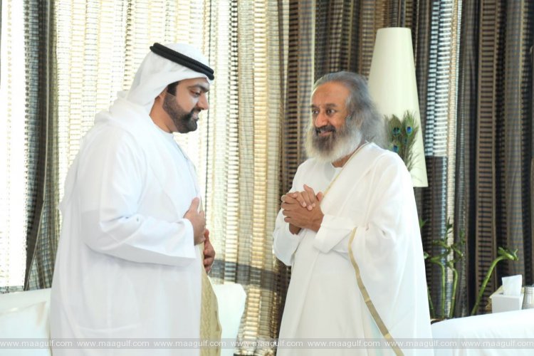 Crown Prince of Fujairah, Sri Sri Ravi Shankar emphasise on promoting tolerance, peaceful co-existence