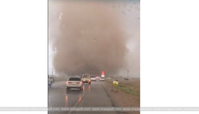 దక్షిణ అల్ షర్కియా గవర్నరేట్‌లో భారీ టోర్నడో..!