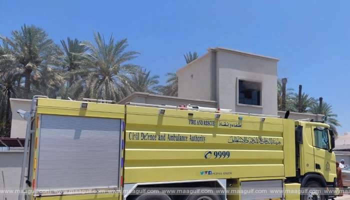 నార్త్ అల్ బతినాలో అగ్నిప్రమాదం