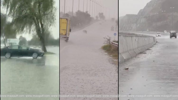 యూఏఈ లో భారీ వర్షాలు.. వాహనదారులకు హెచ్చరికలు జారీ