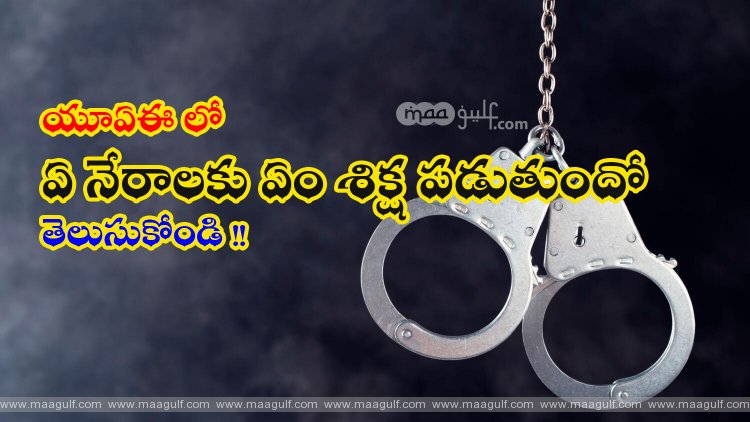 యూఏఈలో జైలుశిక్ష, జరిమానా విధించదగ్గ 10 సాధారణ నేరాలు